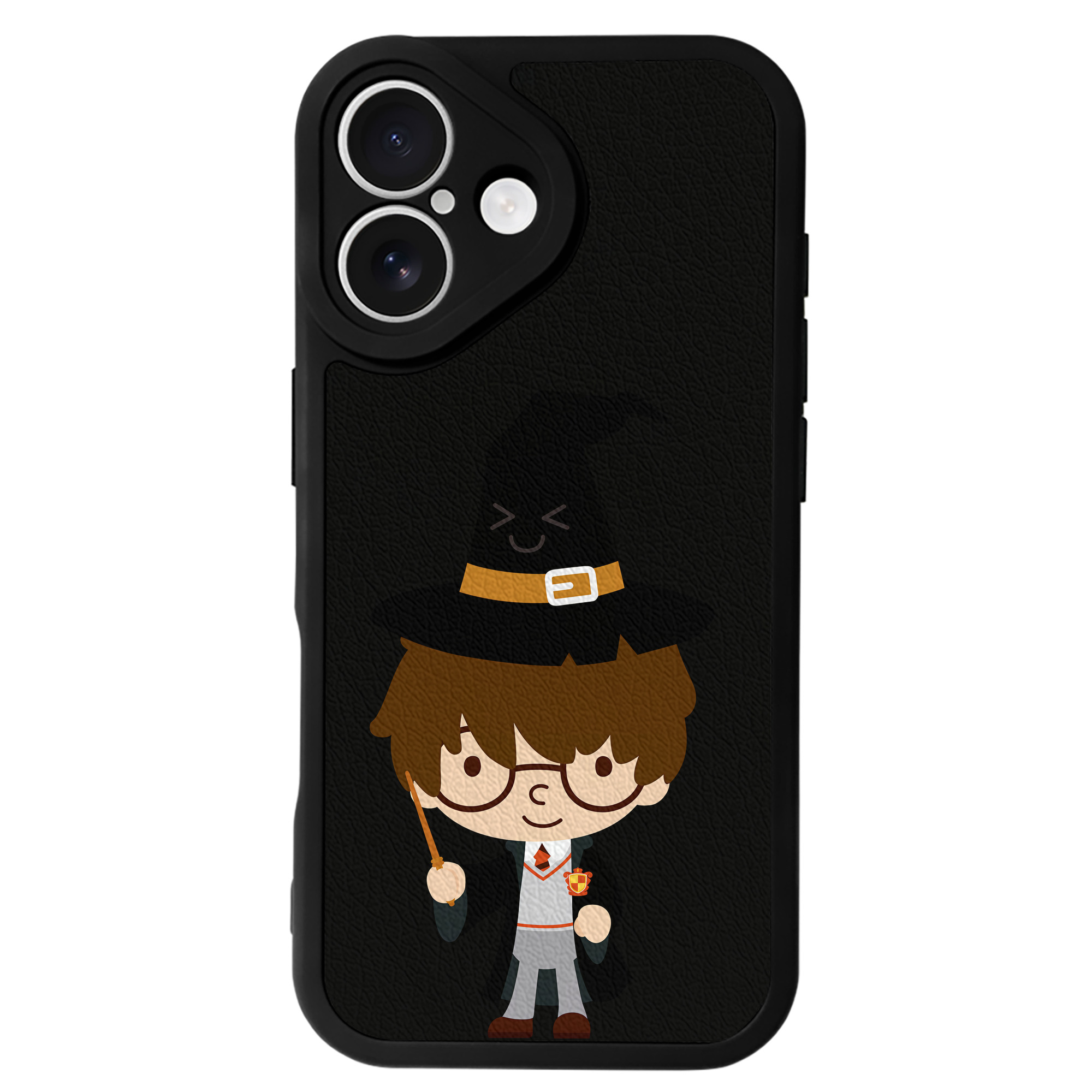 （画像用） Harry Potter ハリー・ポッターシリーズ 【iPhone 16シリーズ対応】シリコンスマホケース（レザー調） 材質：シリコン